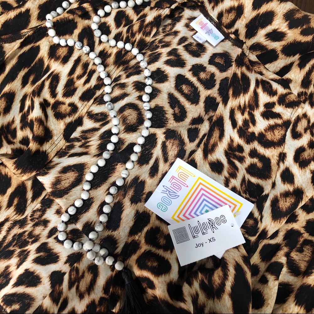 New with tags LuLaRoe Joy leopard print